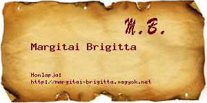 Margitai Brigitta névjegykártya