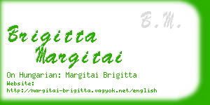 brigitta margitai business card